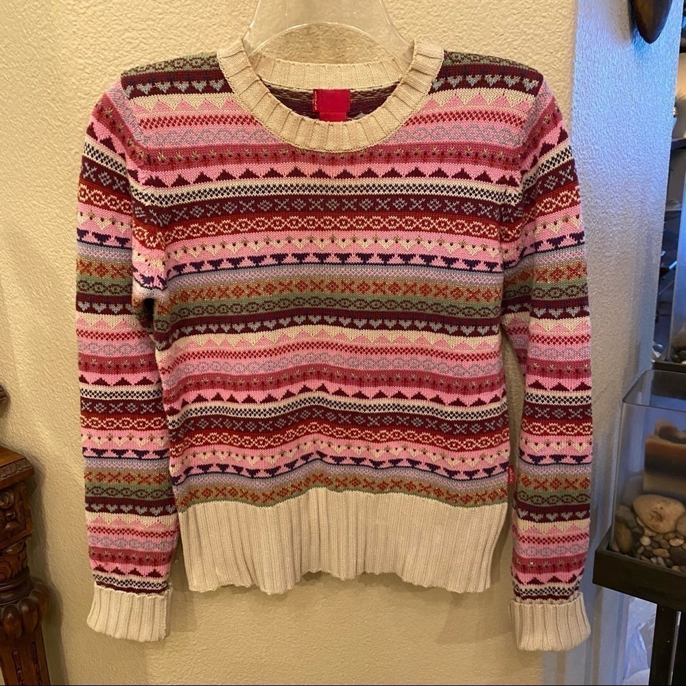 LEVI’S Girls Pattern Sweater Size Medium